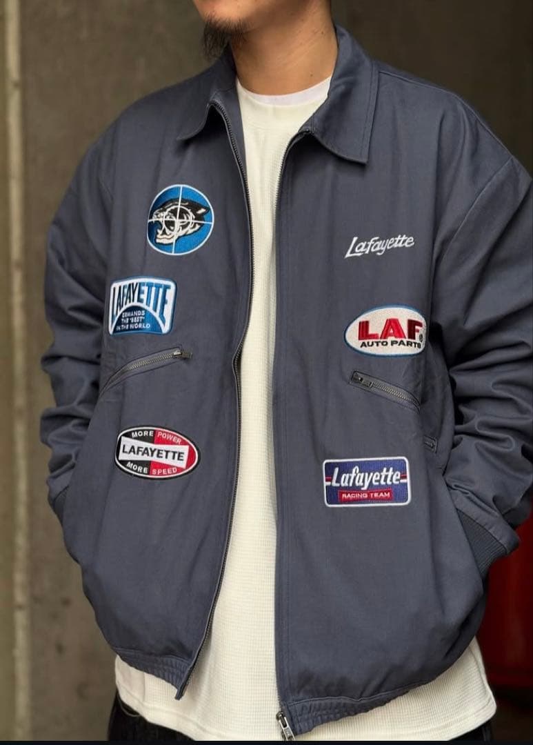 ジャケット・アウター LFYT RACING PATCH WORK JACKE XL