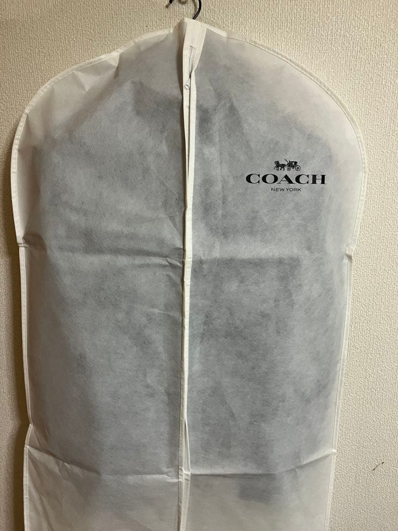 COACH アウトレット　ブラックレザー MA-1ジャケット