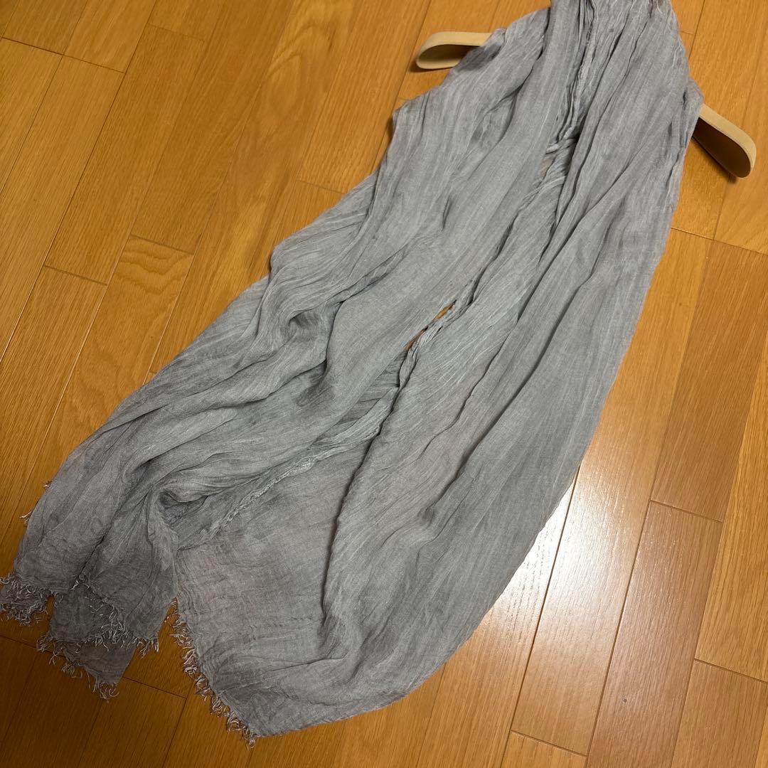 Faliero Sarti ファリエロサルティ ストール グレー