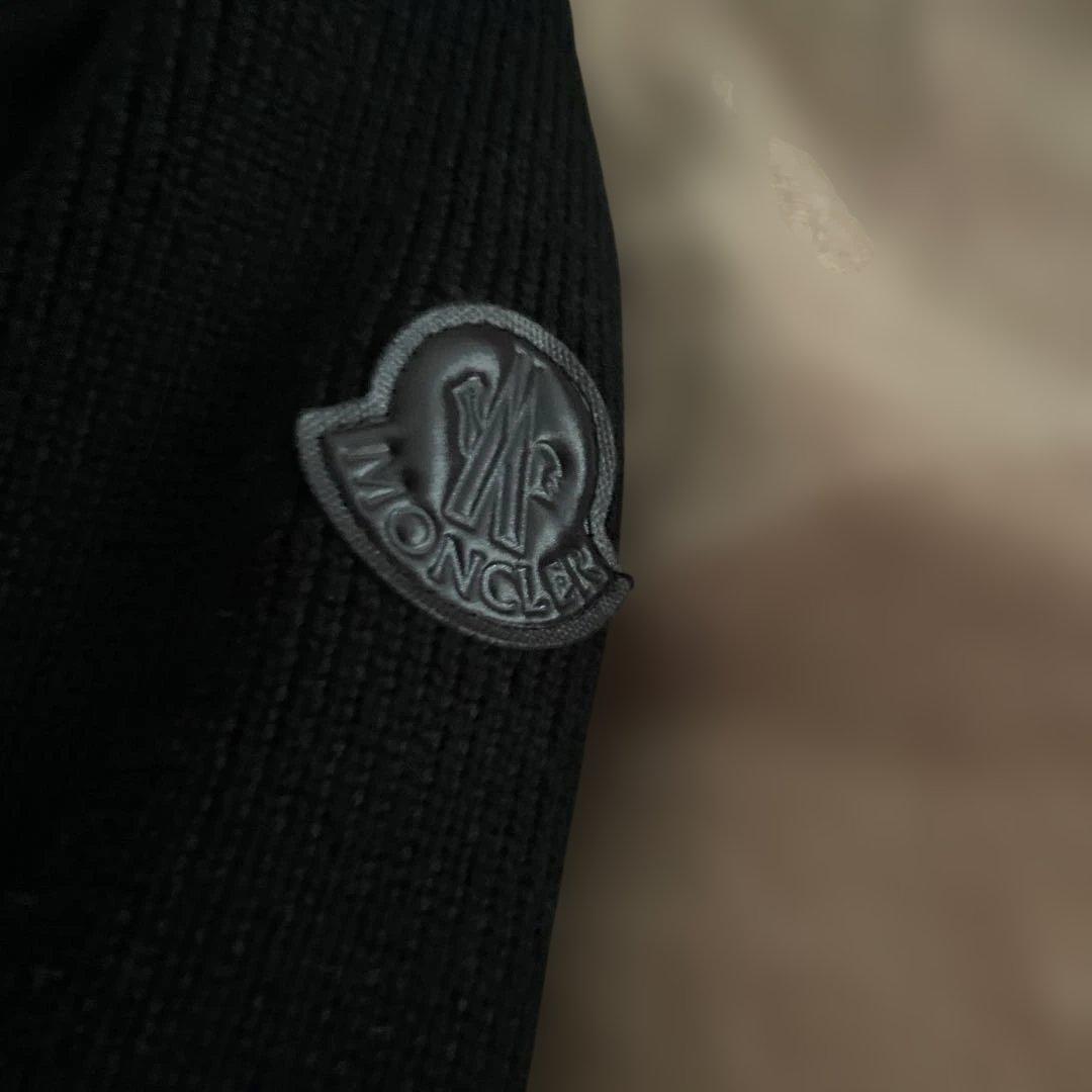 MONCLER 黒 長袖 ひざ丈チェニック今週末セール中5000円引き