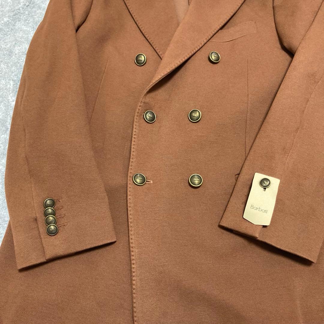 ブラウン　茶色　ジャケット　ダブルす