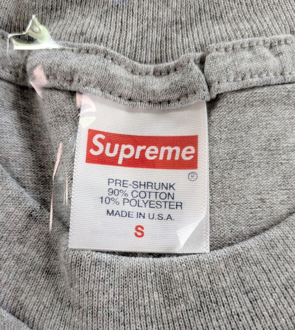 新品未開封 23FW Supreme Payment Tee Grey S