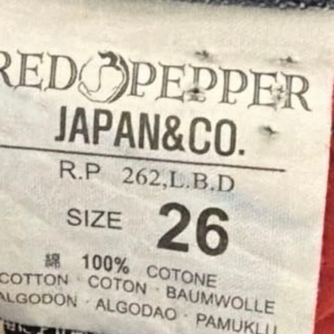 RED PEPPER レッドペッパー フレアデニム ウイング刺繍 26