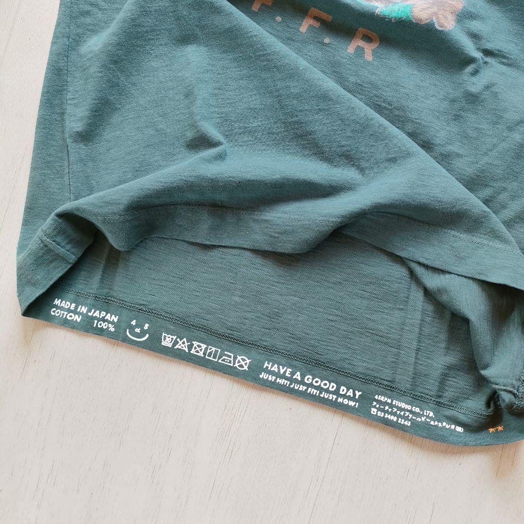 【新品未使用】45R フルーツものがたりプリントの45星Tシャツ