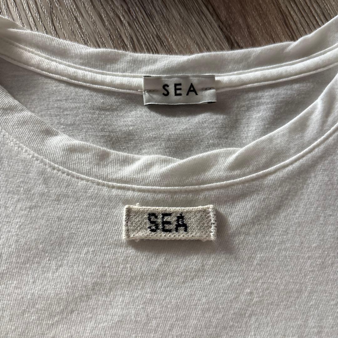 SEA ヴィンテージコットン TEE ホワイト