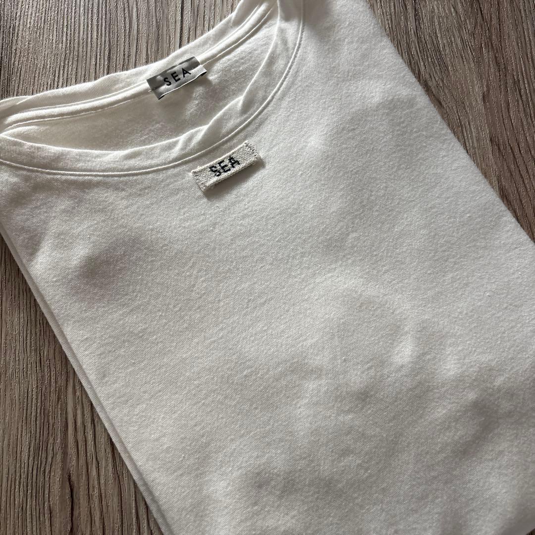 SEA ヴィンテージコットン TEE ホワイト