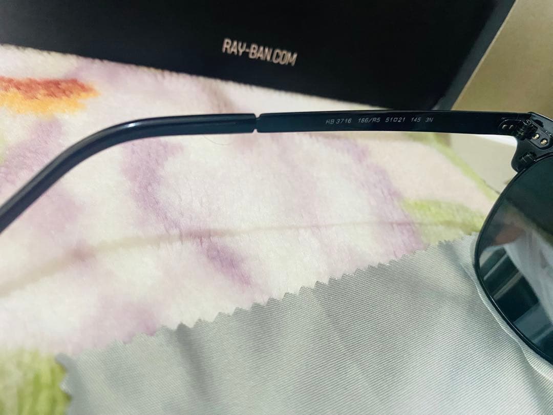 小物 Almost New Rayban RB3716 Matte Black