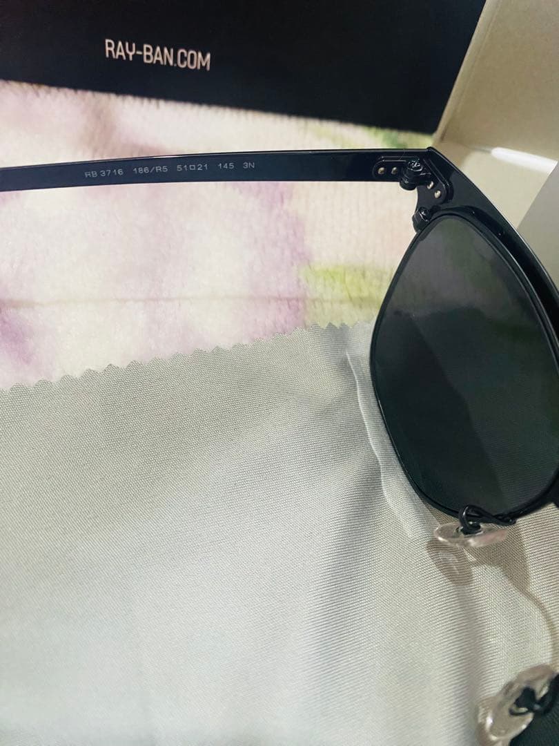 小物 Almost New Rayban RB3716 Matte Black