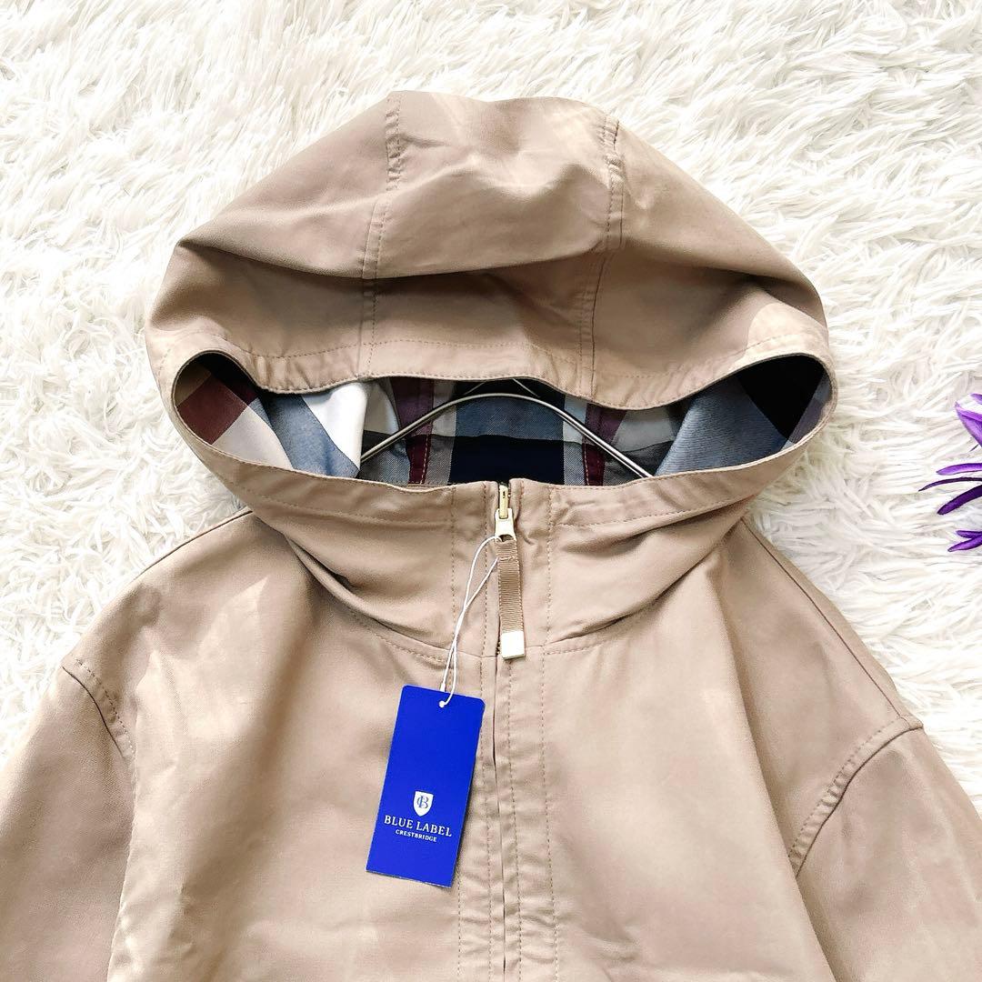 タグ付・高級✨ブルーレーベルクリストブリッジ ノバチェック リバーシブルコート