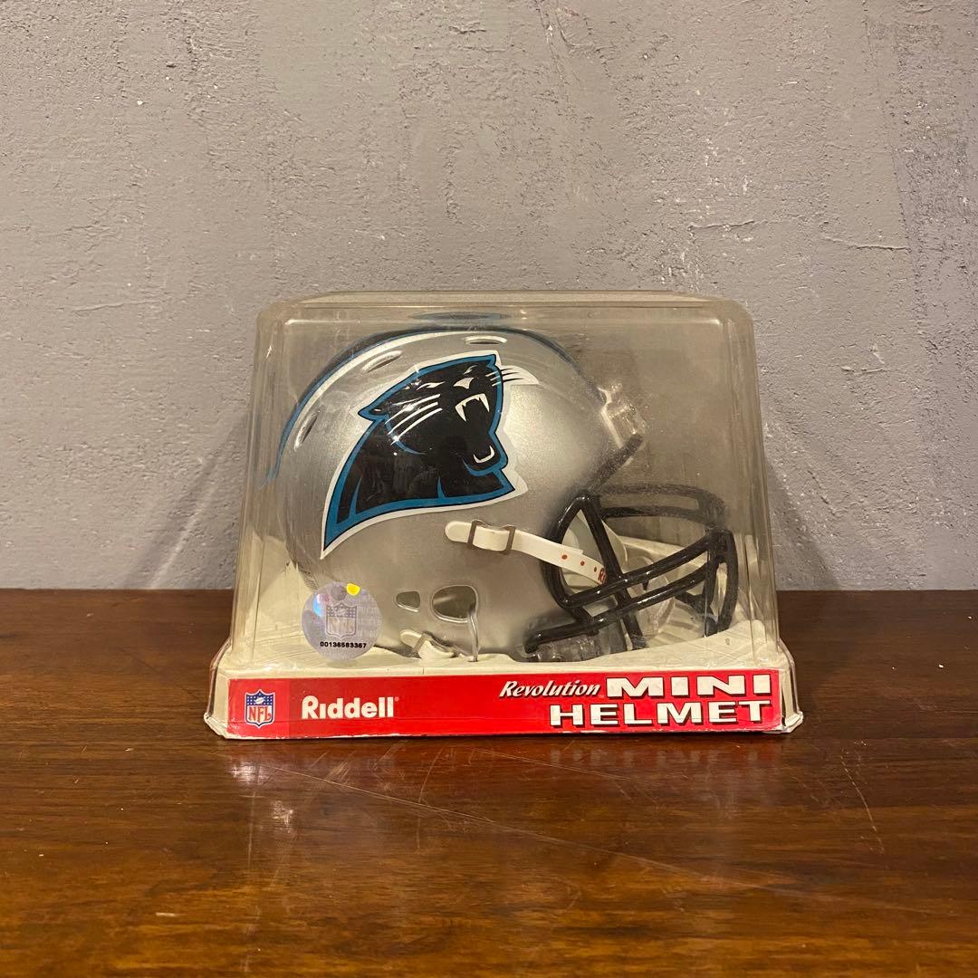 デッドストック Riddellミニヘルメット NFLパンサーズ ヴィンテージ
