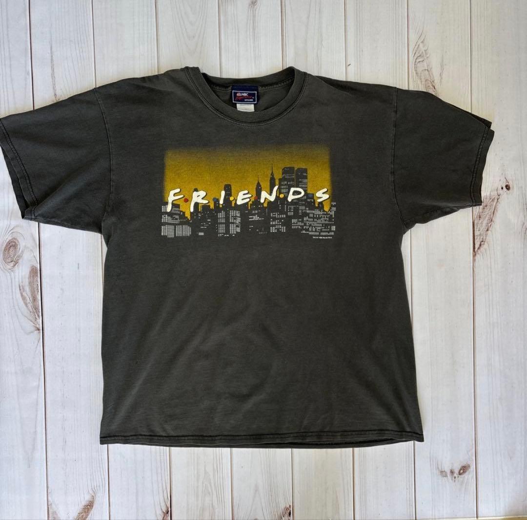 ④【良フェード】friends TV フレンズ　Tシャツ　海外ドラマ　夕焼け
