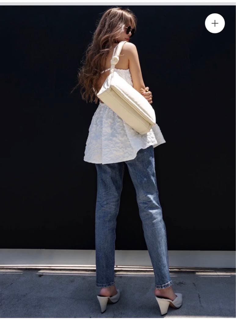 GlamLips ジャガード ペプラム CAMISOLE ¥12,650（税込）