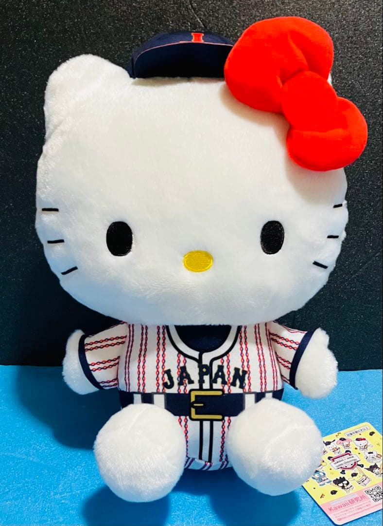 侍ジャパン×サンリオキャラクターズ　野球日本代表「侍ジャパン」BIGぬいぐるみ