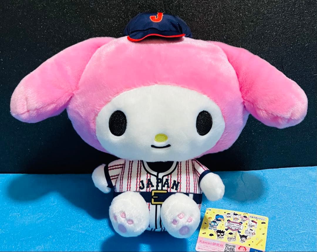 侍ジャパン×サンリオキャラクターズ　野球日本代表「侍ジャパン」BIGぬいぐるみ