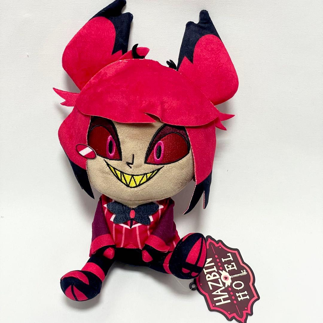 ハズビンホテル　ぬいぐるみ　ラウンドワン　限定　アラスター　ロージー　タグ付き