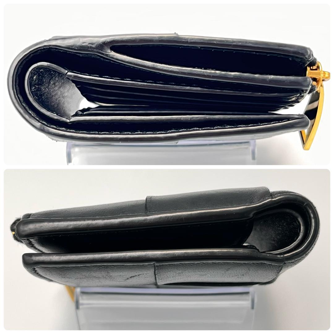 BOTTEGA VENETAスモールカセット二つ折り 財布 ファスナーウォレット