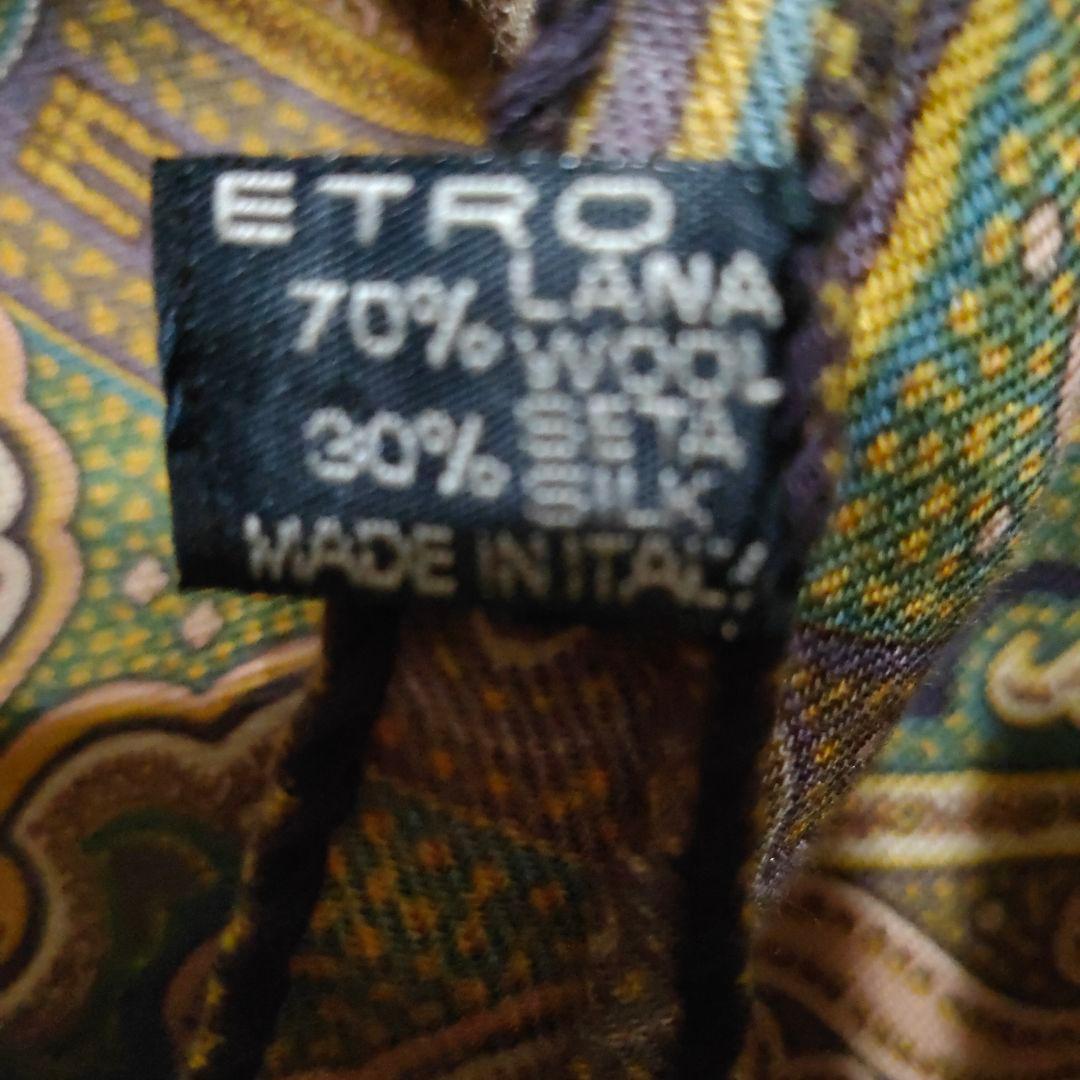 エトロ ETRO ストール ウール70% シルク30%