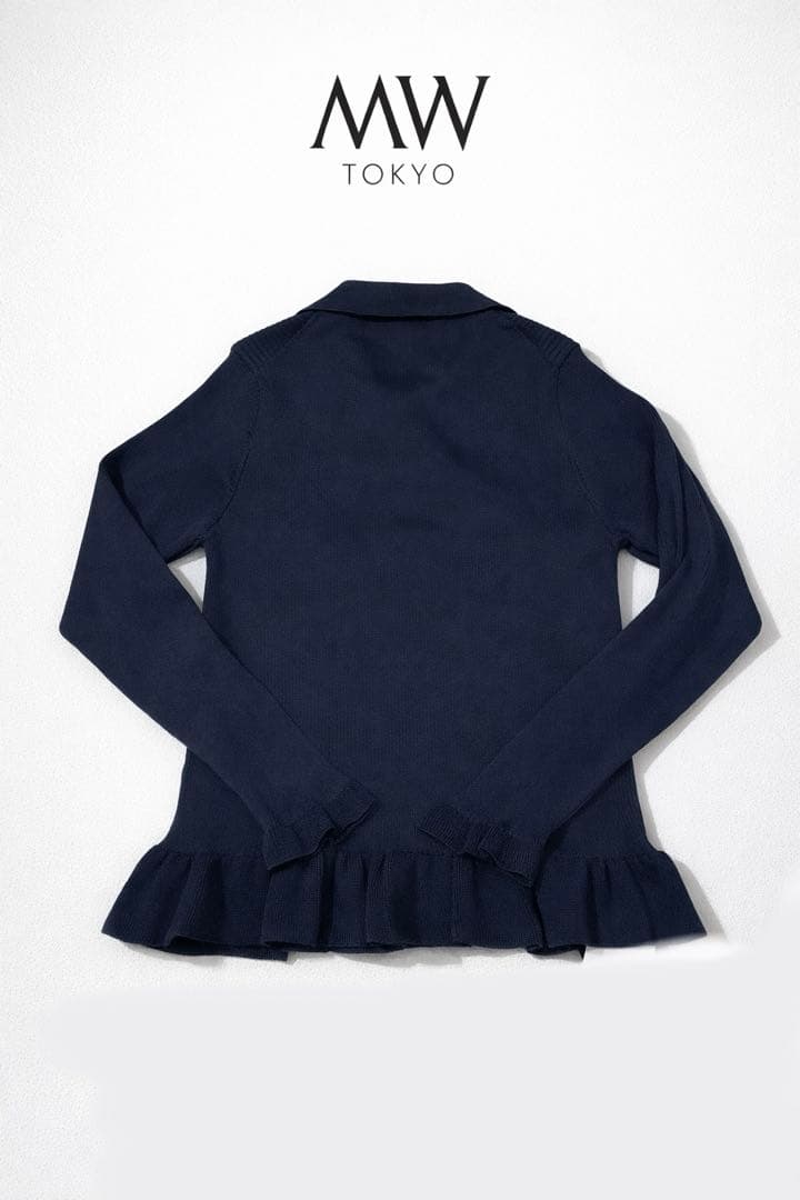 A*o様 MW TOKYO タグ付き　リサイクル ポリエステル フリルリブ ニッ