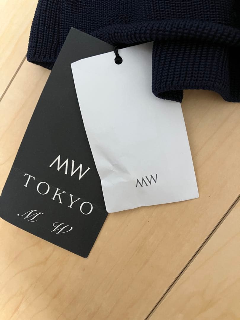 A*o様 MW TOKYO タグ付き　リサイクル ポリエステル フリルリブ ニッ