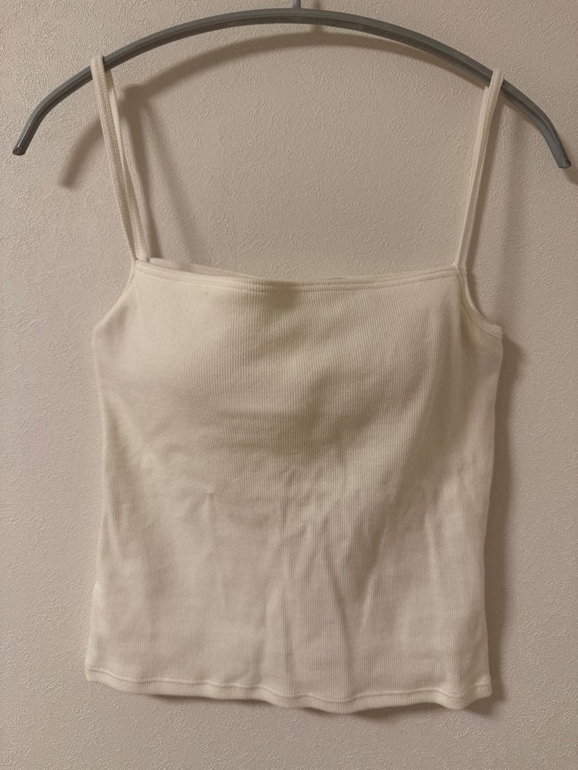 SHISHIKUI COTTON C / オフホワイト キャミソール Mサイズ
