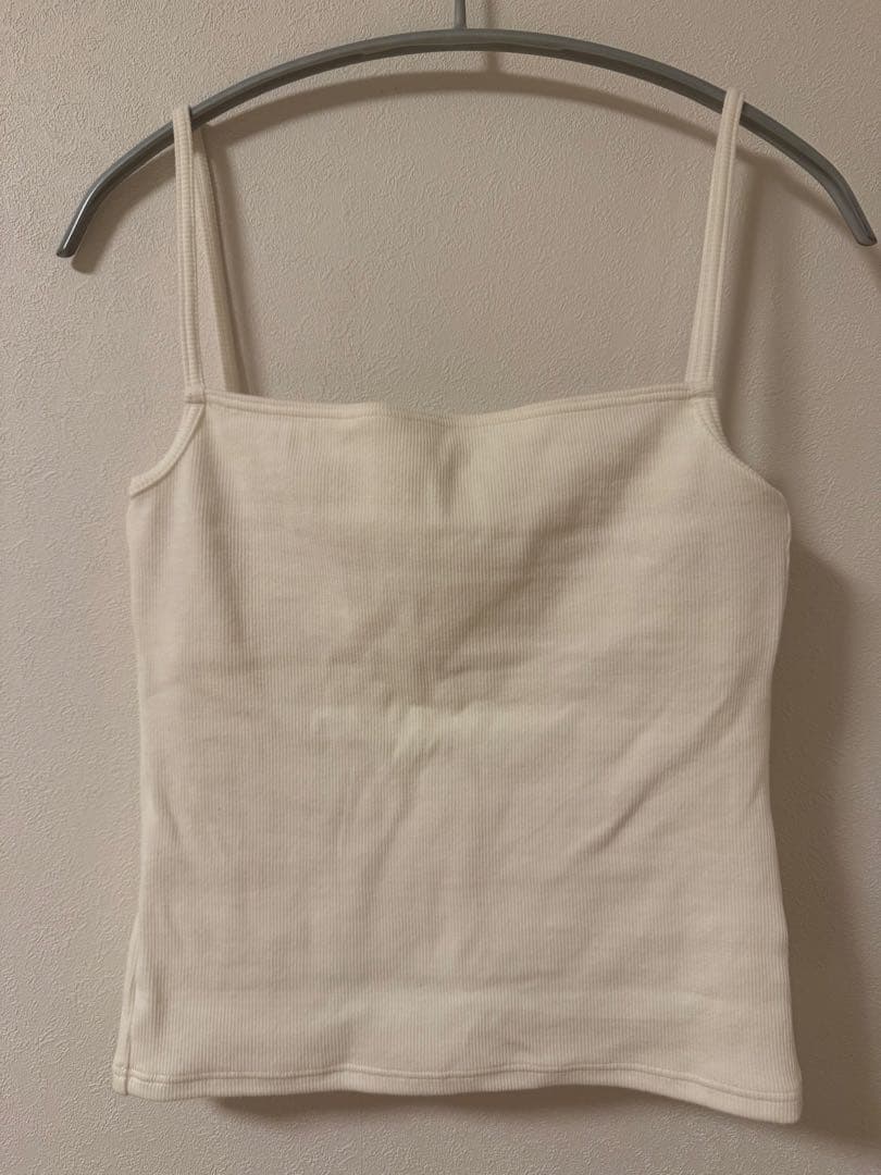 SHISHIKUI COTTON C / オフホワイト キャミソール Mサイズ
