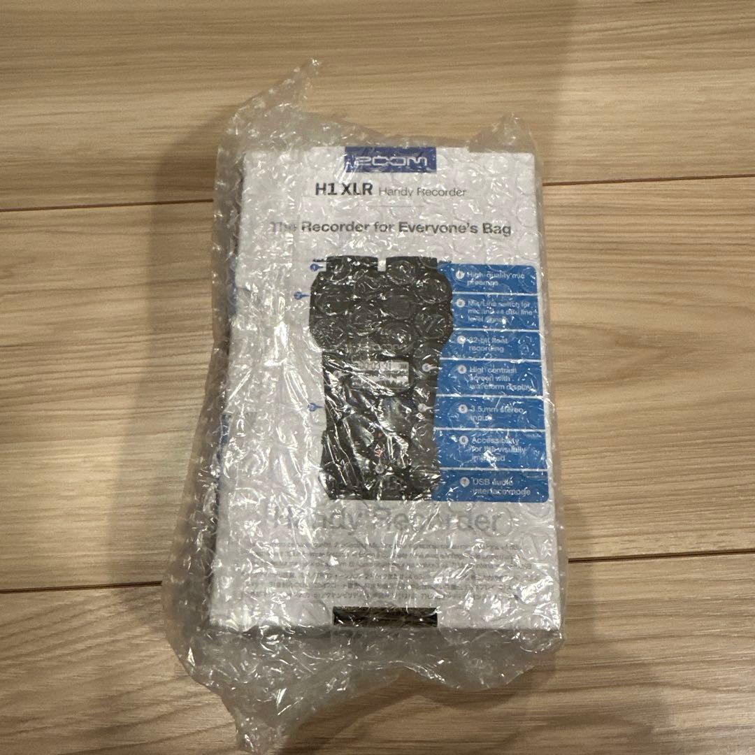 【新品未開封】ZOOM H1 XLR 32bitフロート録音 ハンディレコーダー