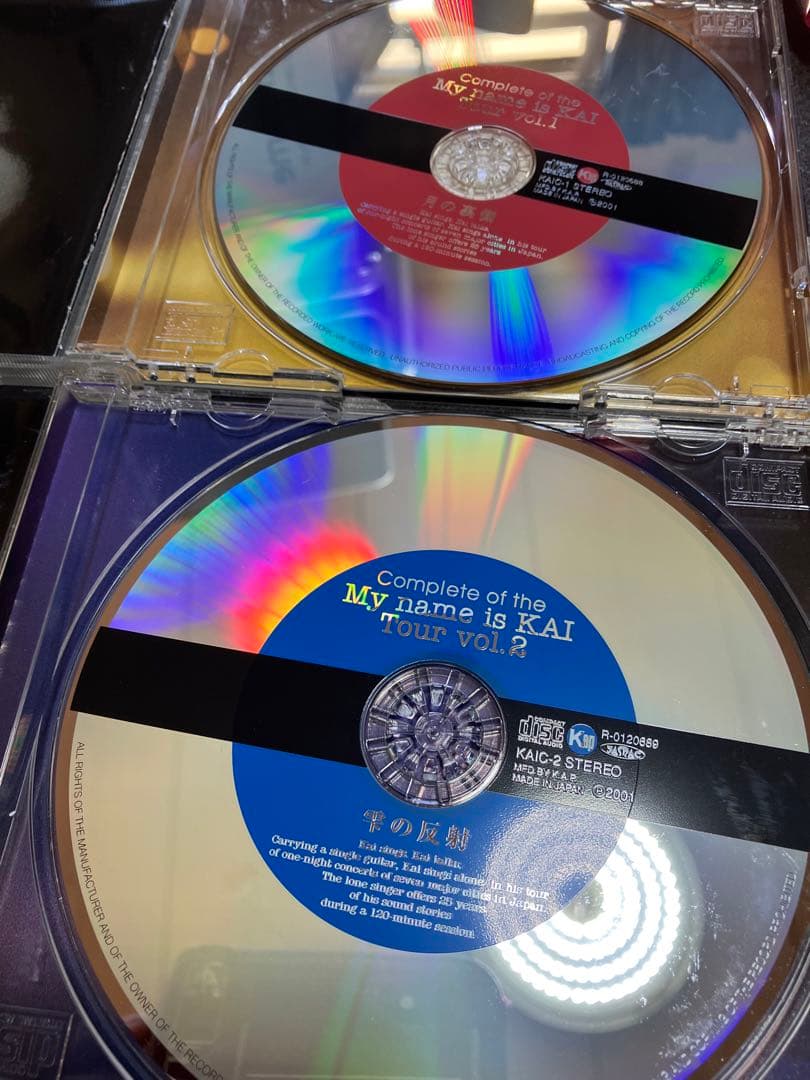 甲斐よしひろ　LIVE CD 月の裏側、雫の反射 ￼トークCD付き
