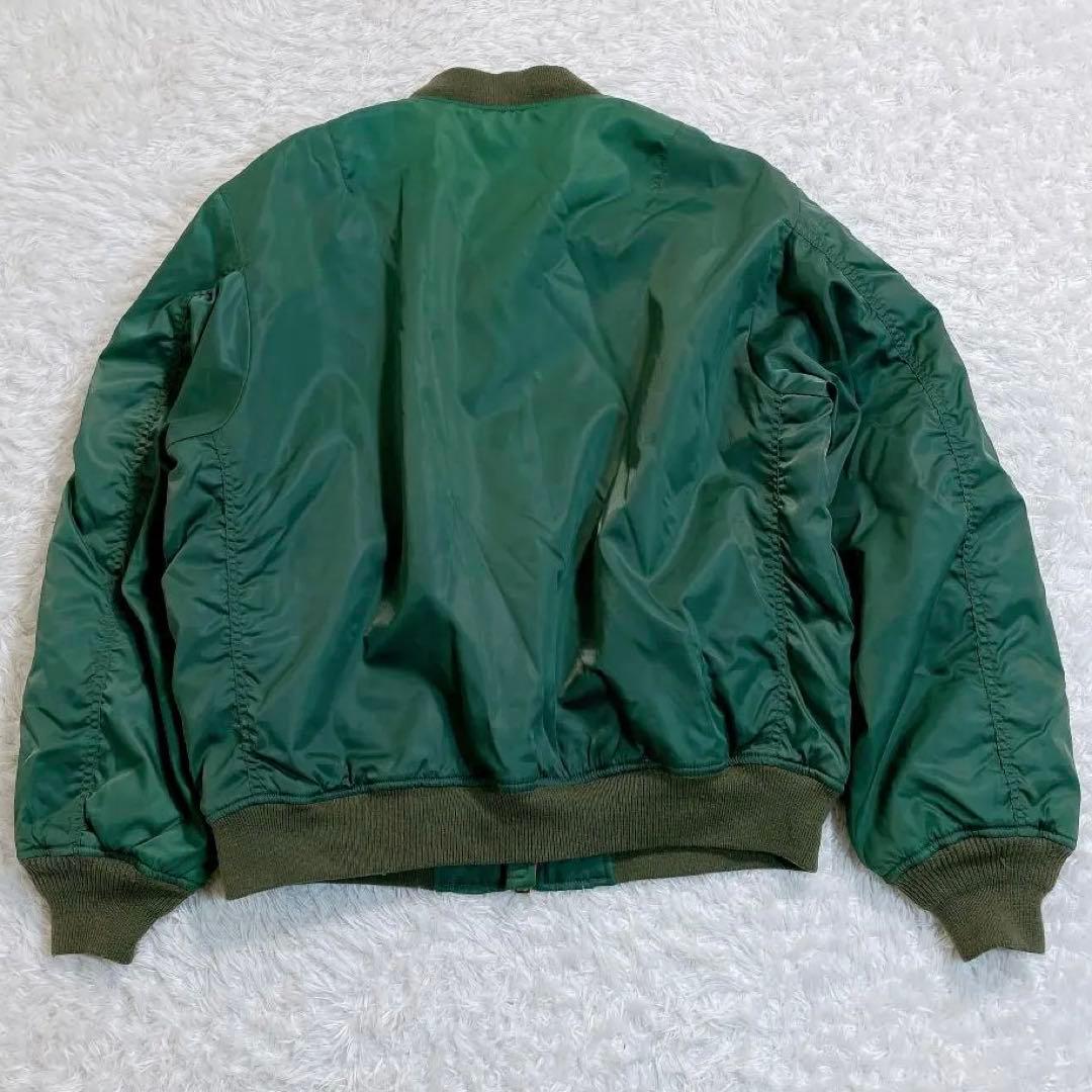 【希少】 90s ファントムミリタリー USAF MA-1 L 北朝鮮製