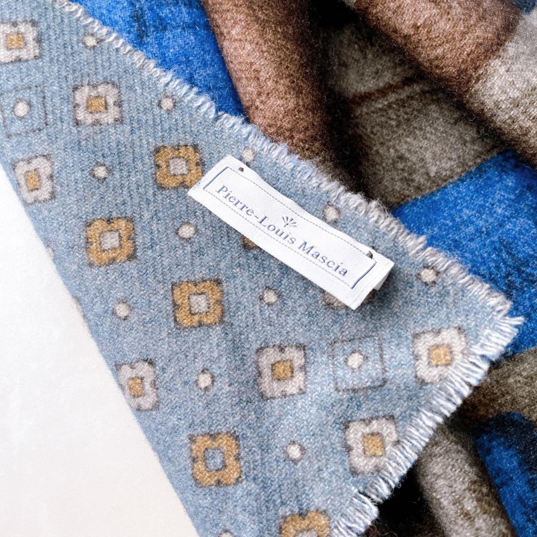 美品✨Pierre-Louis Mascia 大判ストール ウール×カシミヤ