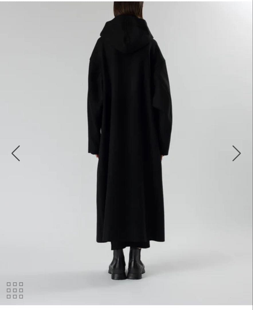 【最終価格】hyke MELTON HOODED WORK COAT