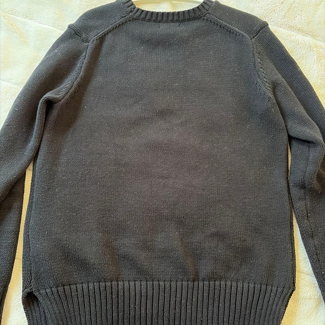 Polo by Ralph Lauren ベア刺繍ニット　 M 黒