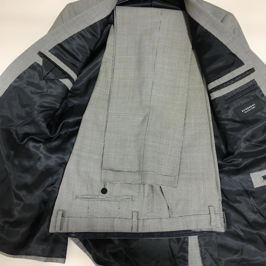 BURBERRY BLACK LABEL チェック柄スーツ