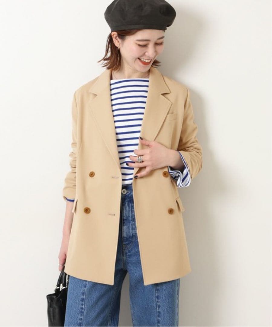 Umi 　ドライツイルダブルブレストジャケット定価3.2万円