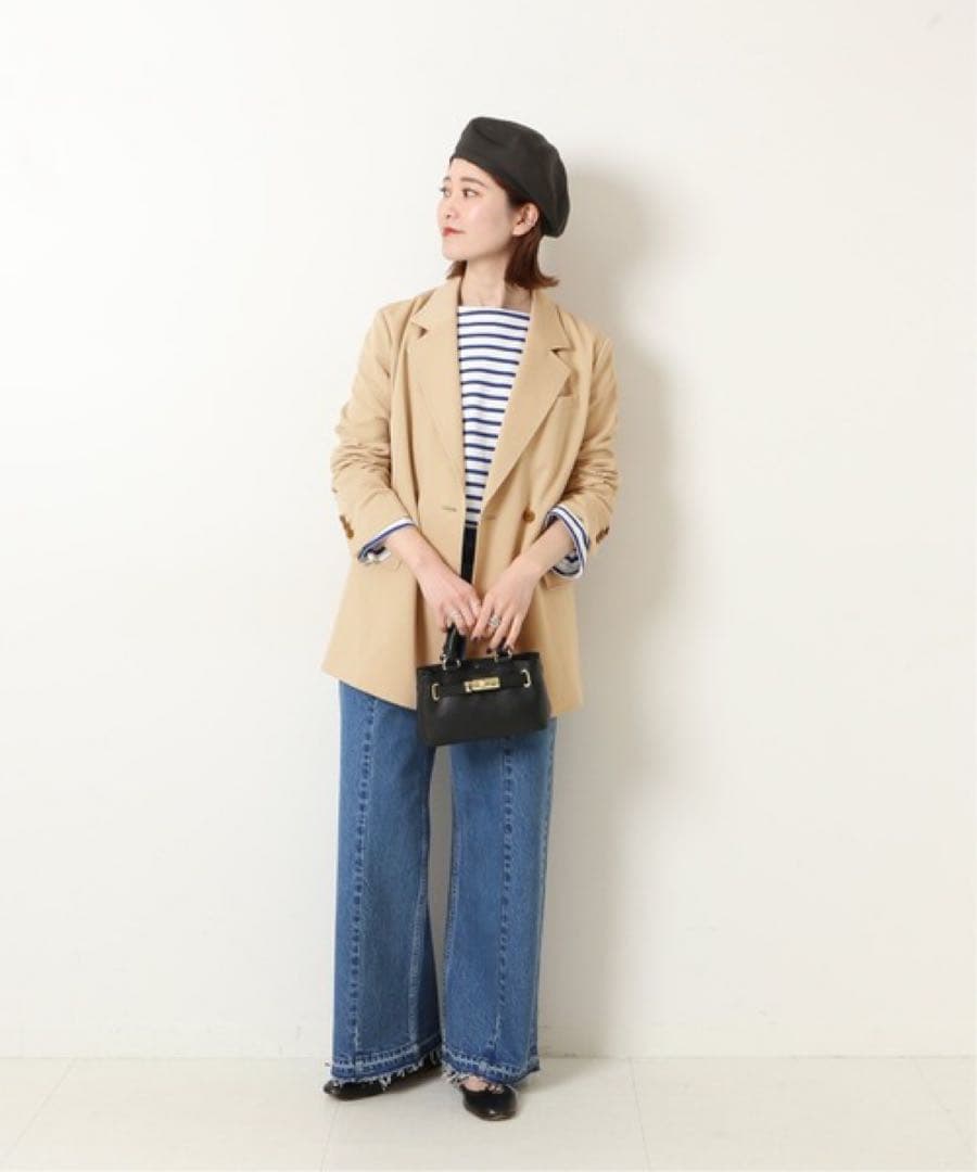 Umi 　ドライツイルダブルブレストジャケット定価3.2万円