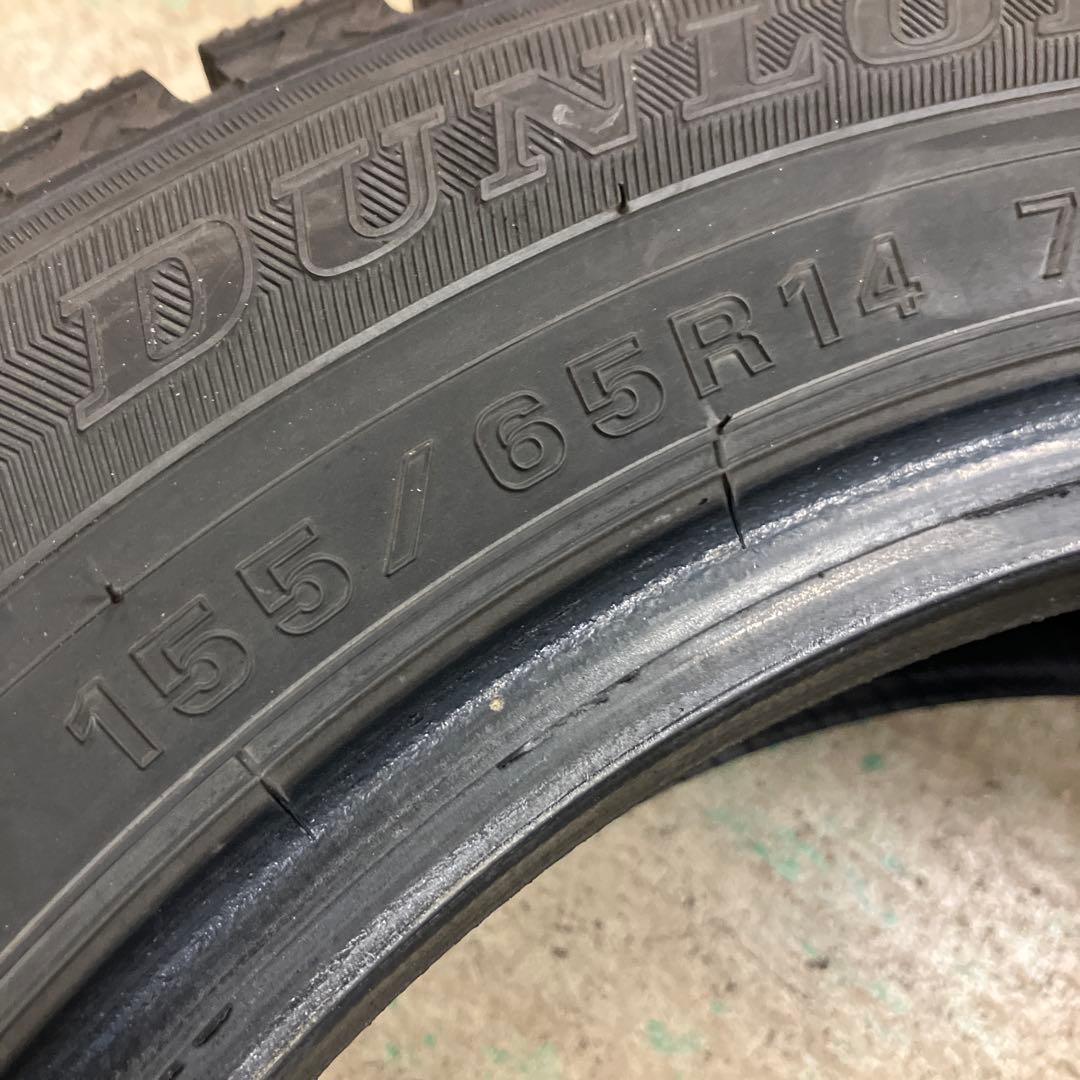 DL WM02 155/65R14 23年製 2本軽四全国送料無料スタッドレス