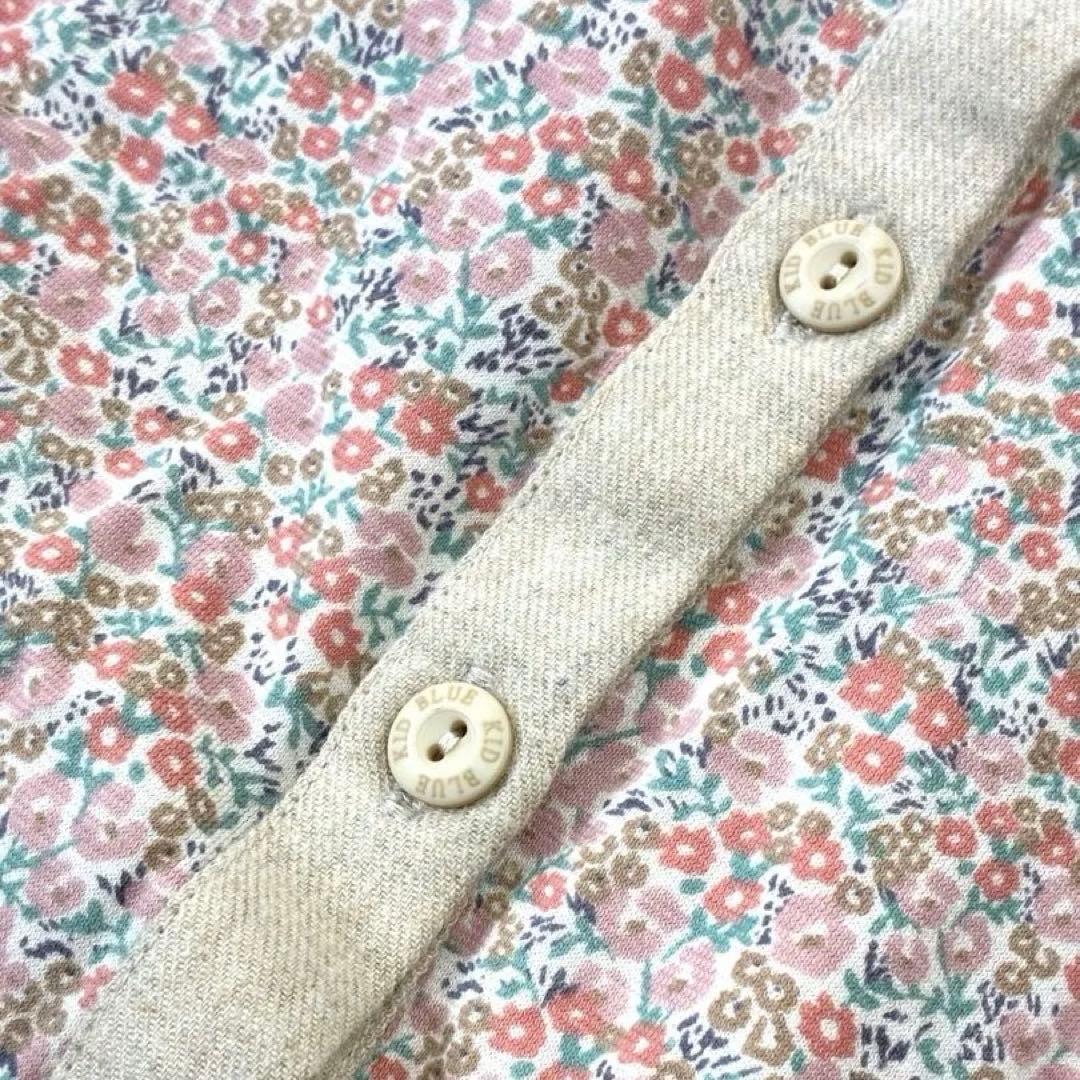 新品タグ付き✨KID BLUE ワンピース　小花柄パジャマ　キッドブルー