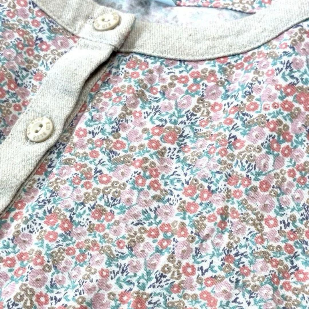新品タグ付き✨KID BLUE ワンピース　小花柄パジャマ　キッドブルー