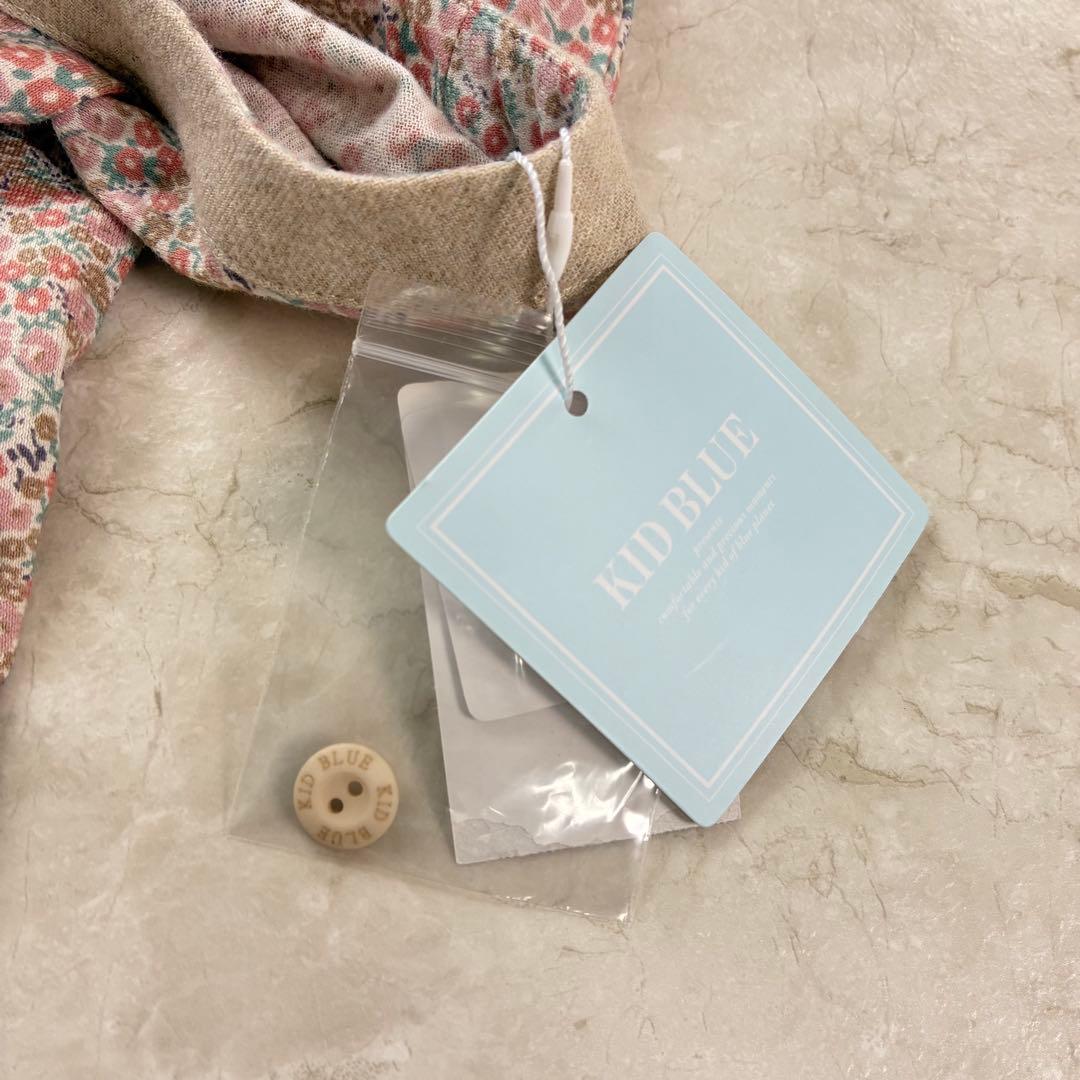 新品タグ付き✨KID BLUE ワンピース　小花柄パジャマ　キッドブルー