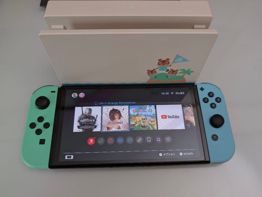 Nintendo Switch（有機EL）と『あつまれ どうぶつの森』周辺セット