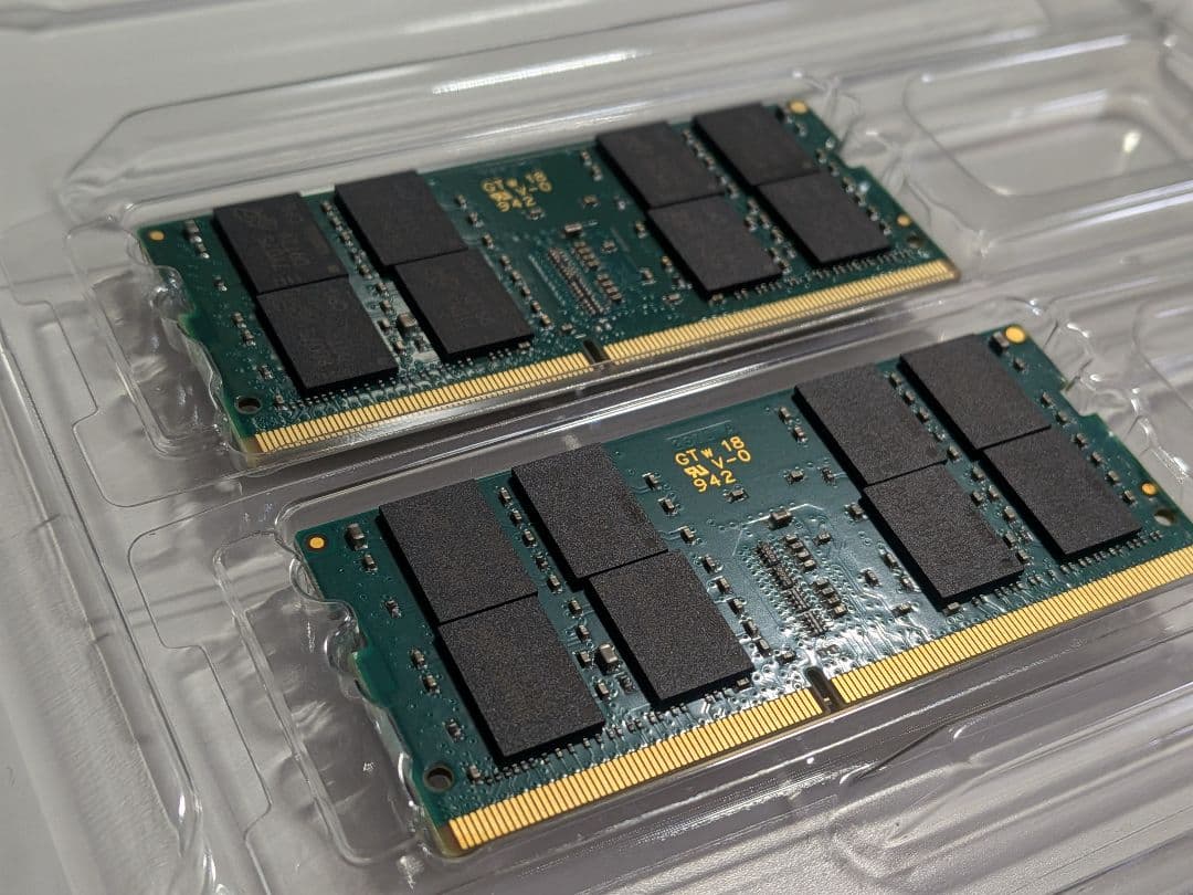 Crucial DDR4 32GB (16GB×2) 2666 ノートパソコン