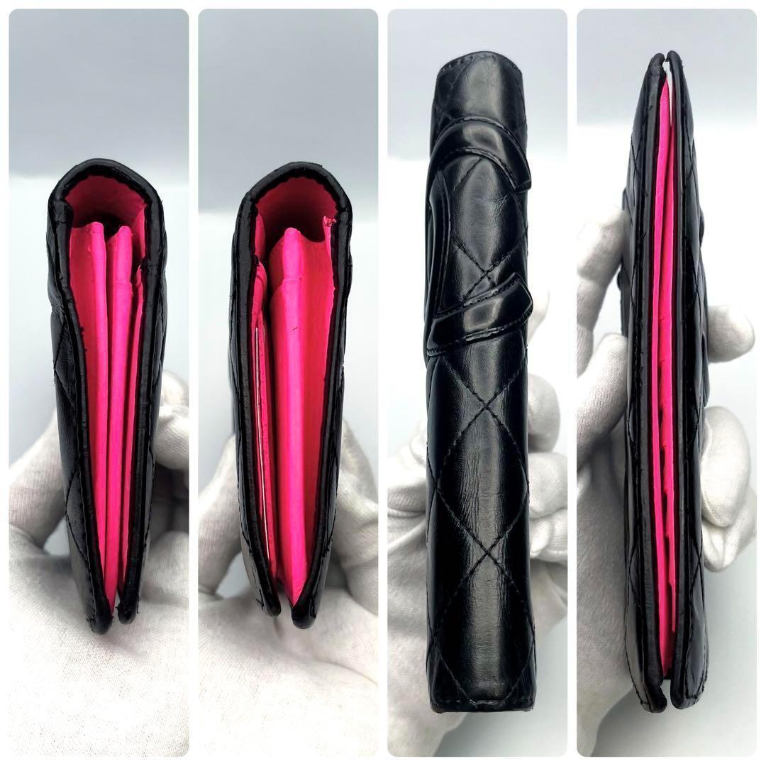 【本日限り✨】CHANEL カンボンラインマトラッセブラック正規品保証Z482