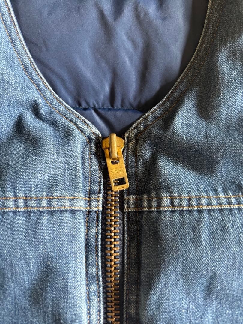 F*e様 Eddie Bauer Denim Down Vest