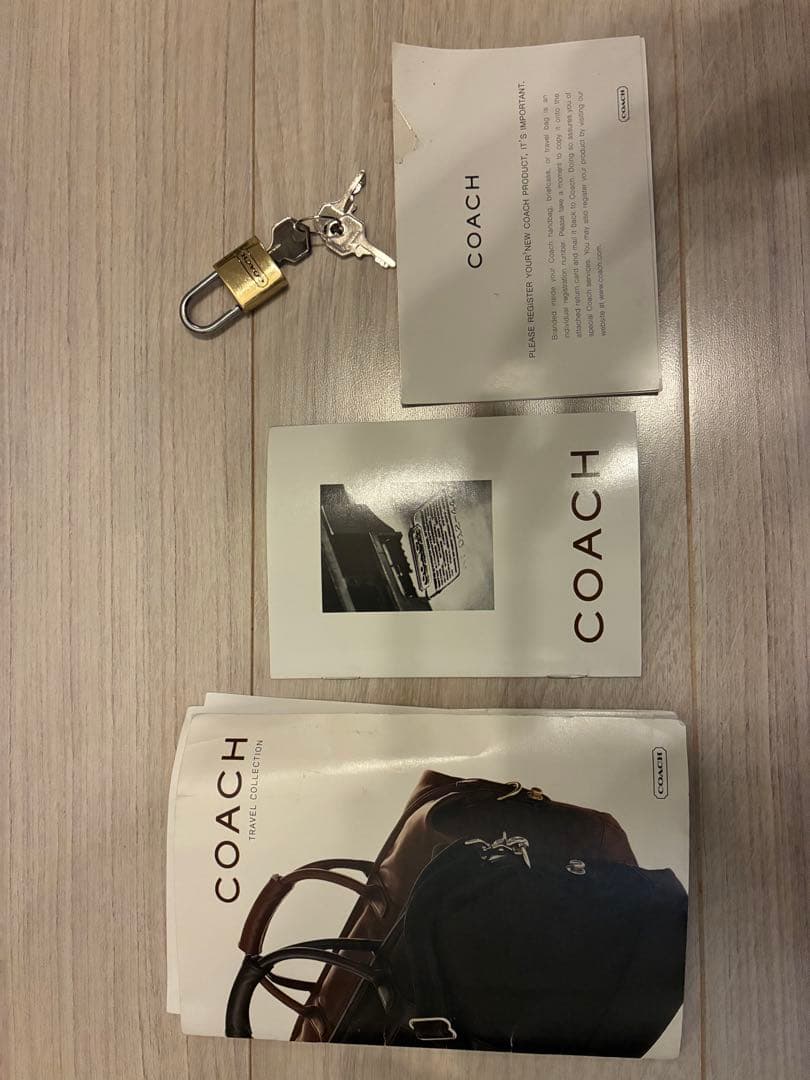 coach コーチ　ボストン　レザー