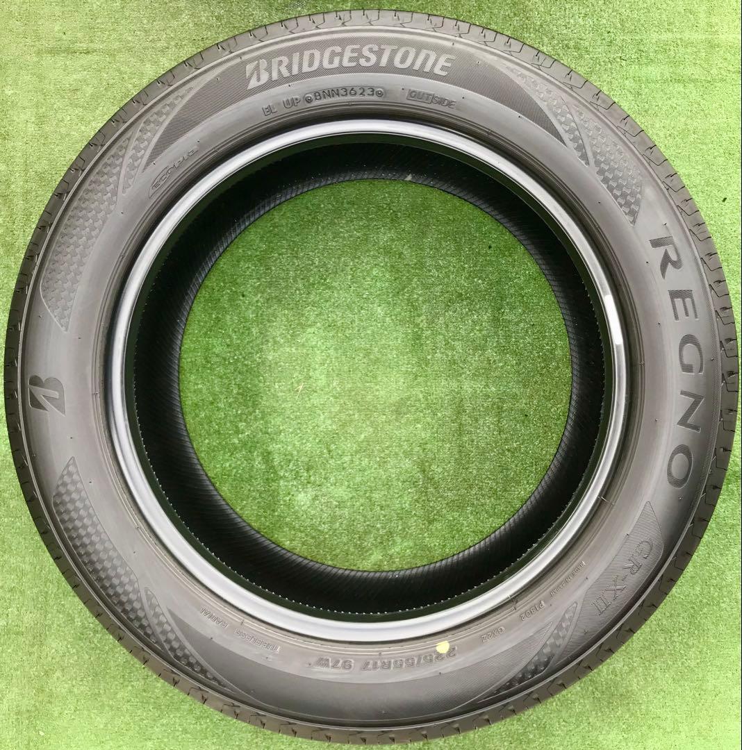225/55 R17 BRIDGESTONE REGNOラジアルタイヤ2023年