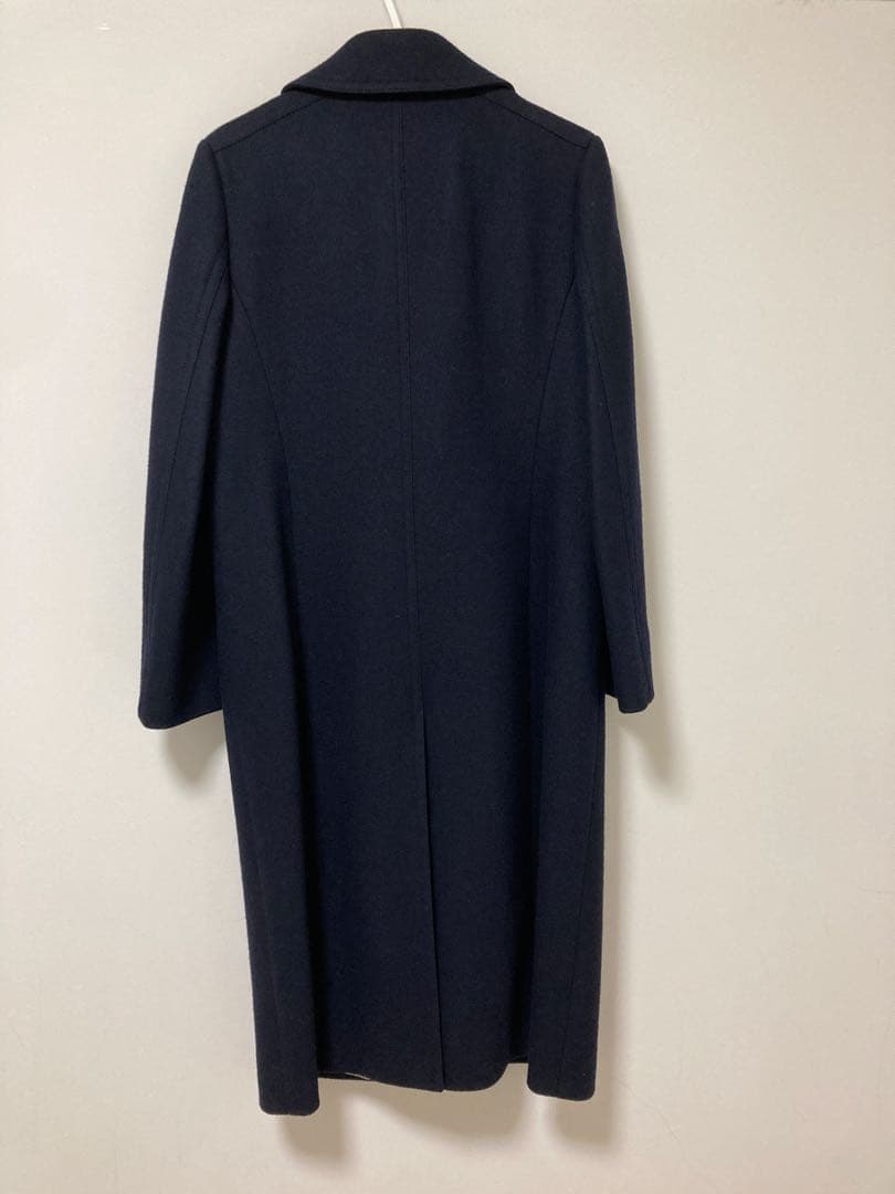 Aquascutum ネイビー ロングコート