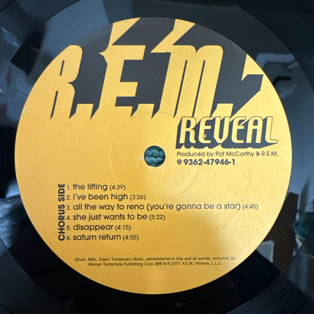 R.E.M.『REVEAL』LP アナログ レコード REM
