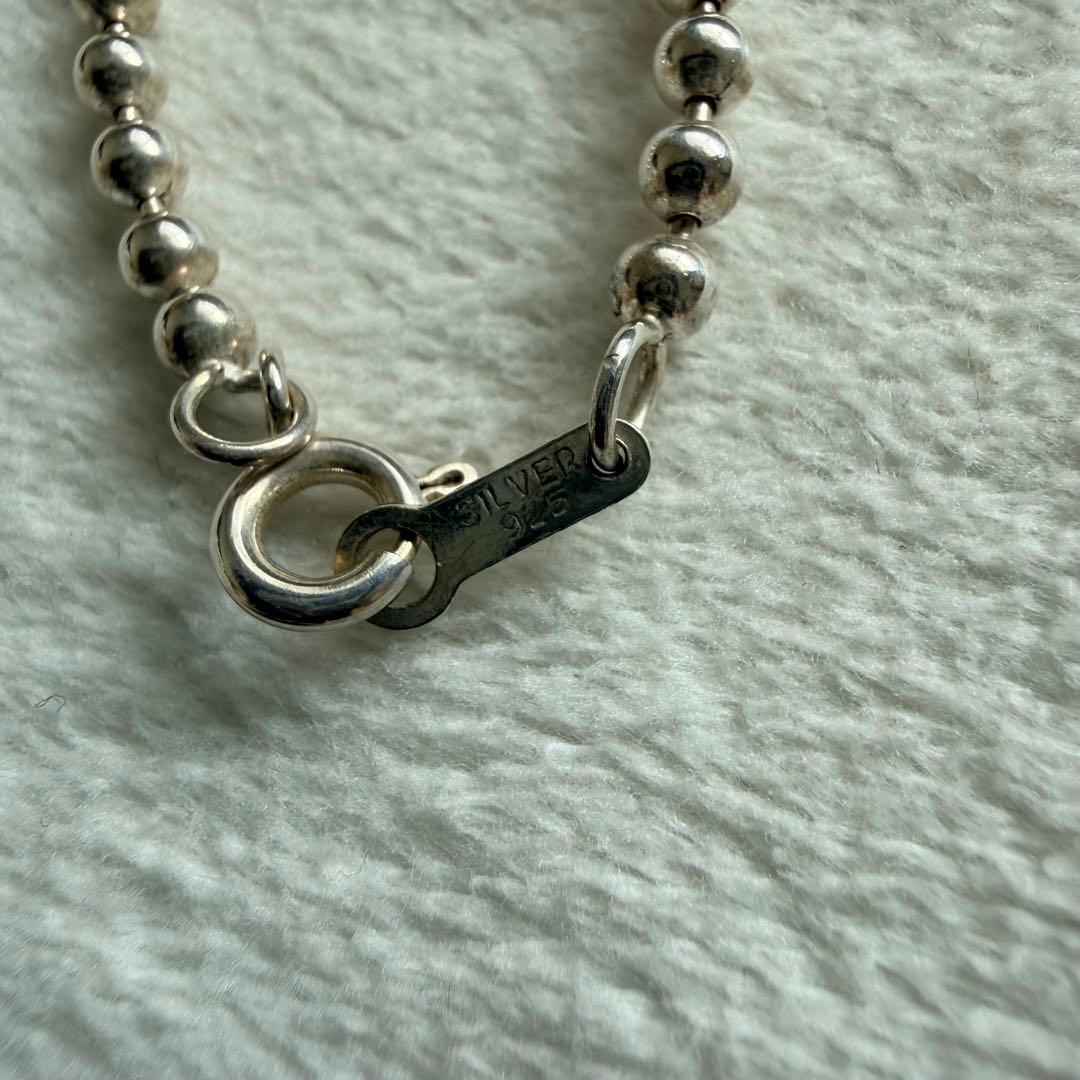 GUCCIグッチ ドックタグネックレス SV925 ボールチェーン50cm正規品