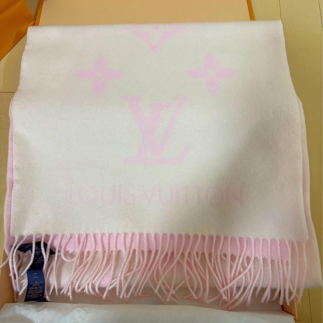 【極美品】LOUIS VUITTON マフラー レイキャビック ローズクレール