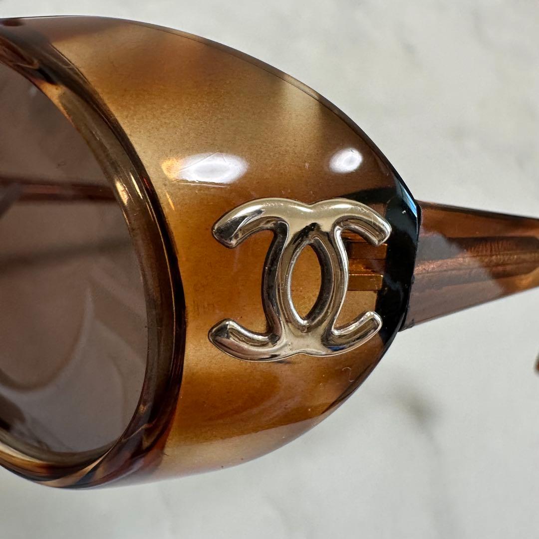 CHANEL サングラス ヴィンテージ 05976 91235 ブラウン べっ甲