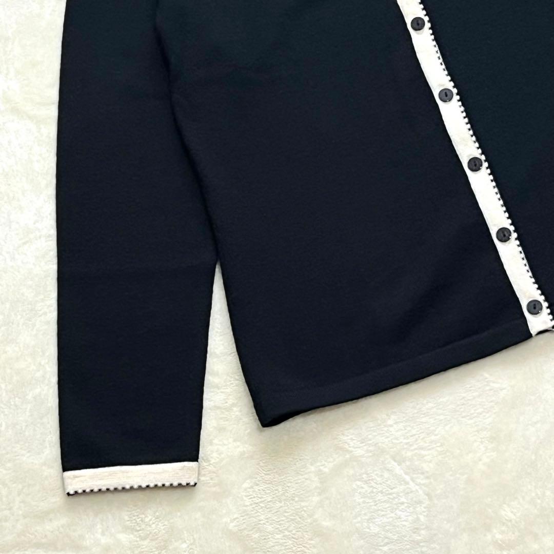 未使用級✨Courreges ポイントロゴ アンサンブル ニット ブラック